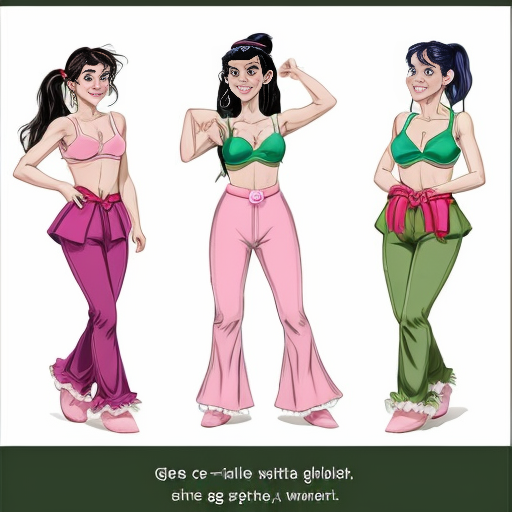 90's disney's 2d aladdin style comic black background and panels of 
Panel 1 The marching black haired ponytail women with green skin,green harem pants pink bra and pink sash and pink curved slippers sway their hips every time they kept marching. 
Panel 2 As the black haired ponytail women with green skin,green harem pants pink bra and pink sash and pink curved slippers march and dance, they swell up, until there's no more room and the black haired ponytail women with green skin,green harem pants pink bra and pink sash and pink curved slippers are unable to dance and march any further. 
Panel 3 the black haired ponytail women with green skin,green harem pants pink bra and pink sash and pink curved slippers, and they even continue to swell up. 
Panel 4 The black haired ponytail women with green skin,green harem pants pink bra and pink sash and pink curved slippers increasing body size occupies all the remaining space around them. 
Panel 5 A few of the marching and dancing black haired ponytail woman with green skin,green harem pants pink bra and pink sash and pink curved slippers squash the others when they grow larger. 
Panel 6 Regardless,all the black haired ponytail women with green skin,green harem pants pink bra and pink sash and pink curved slippers continue to dance and march. 
panel 7 Then constraint of space goes over the limit and the black haired ponytail women with green skin,green harem pants pink bra and pink sash and pink curved slippers explode.   