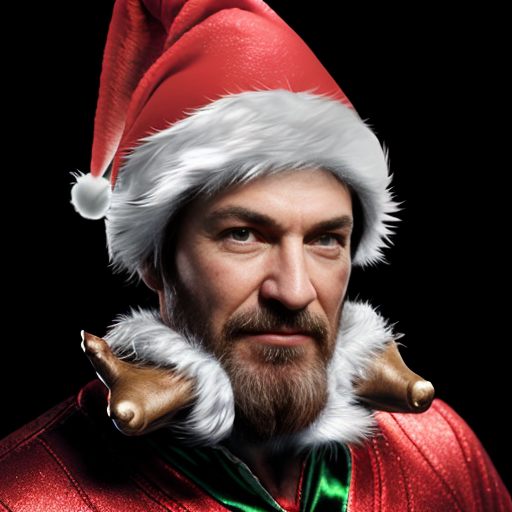 Christmas wizard hat