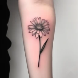 september birth flower tattoo