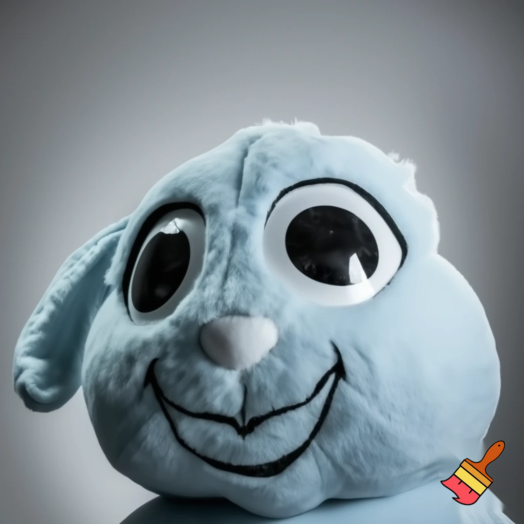 Easter bunny toy creepy toy mascot costume