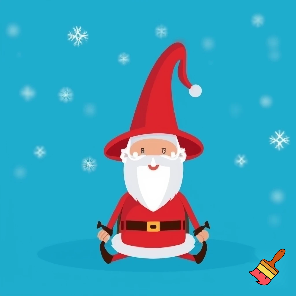 A wizard Christmas hat, Santa Claus hat