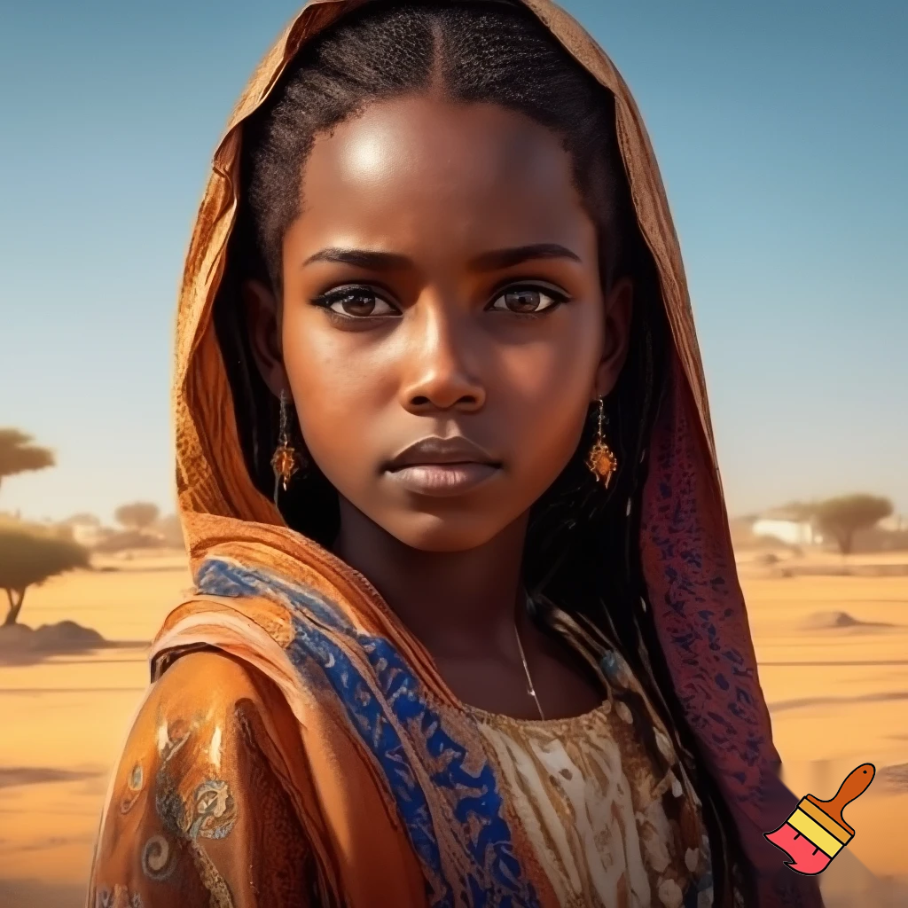 A Sudanese girl