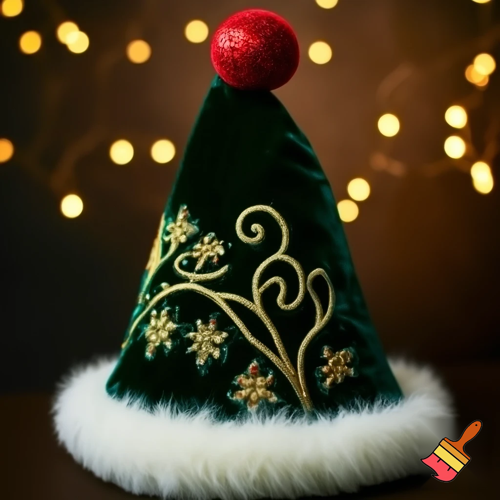 Christmas wizard hat