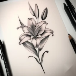 may birth flower tattoo