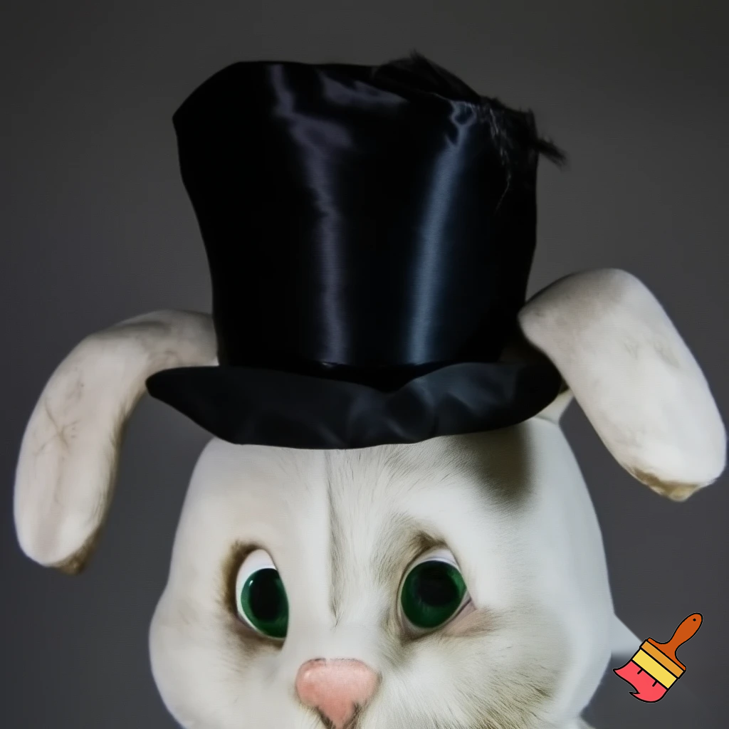 Easter bunny mascot costume top hat special top hat special top hat special top hat special and delicate