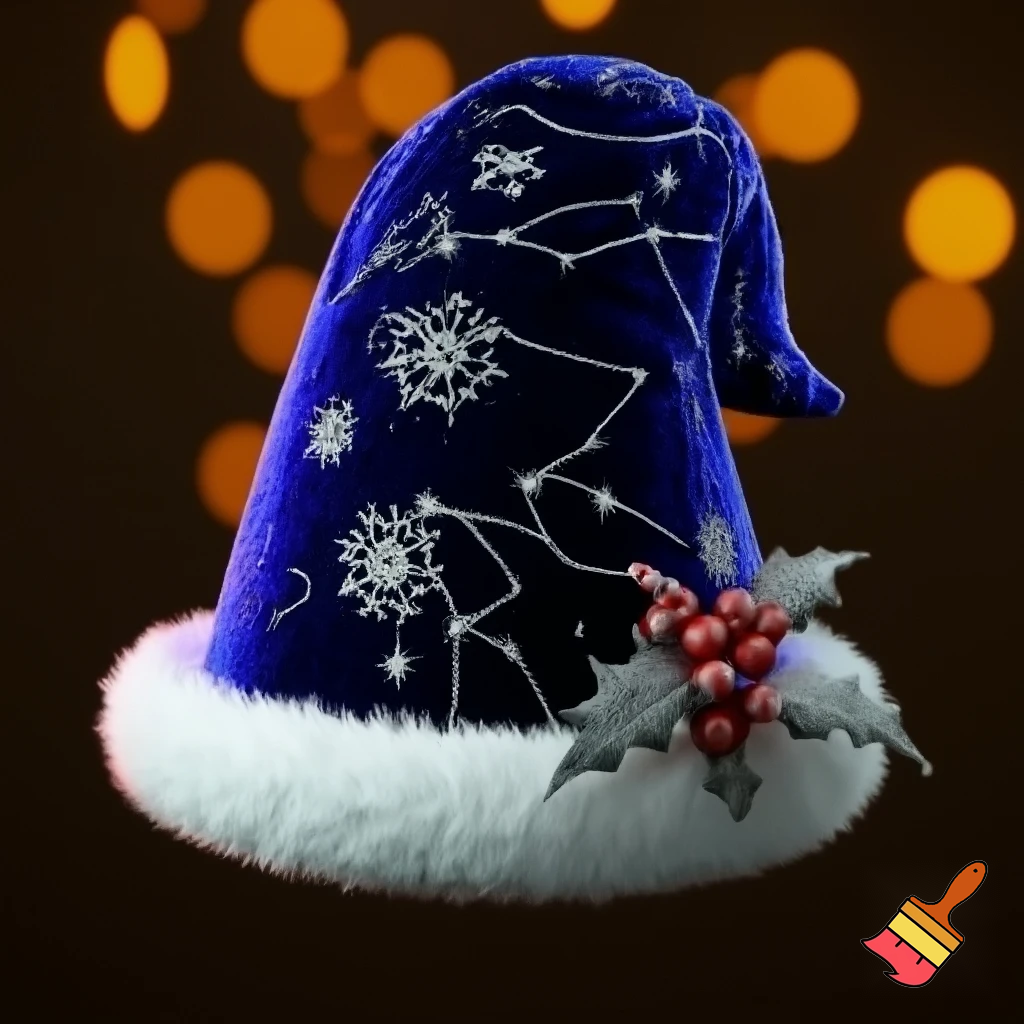 A wizard Christmas hat