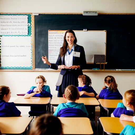 a teacher teaching year 8
