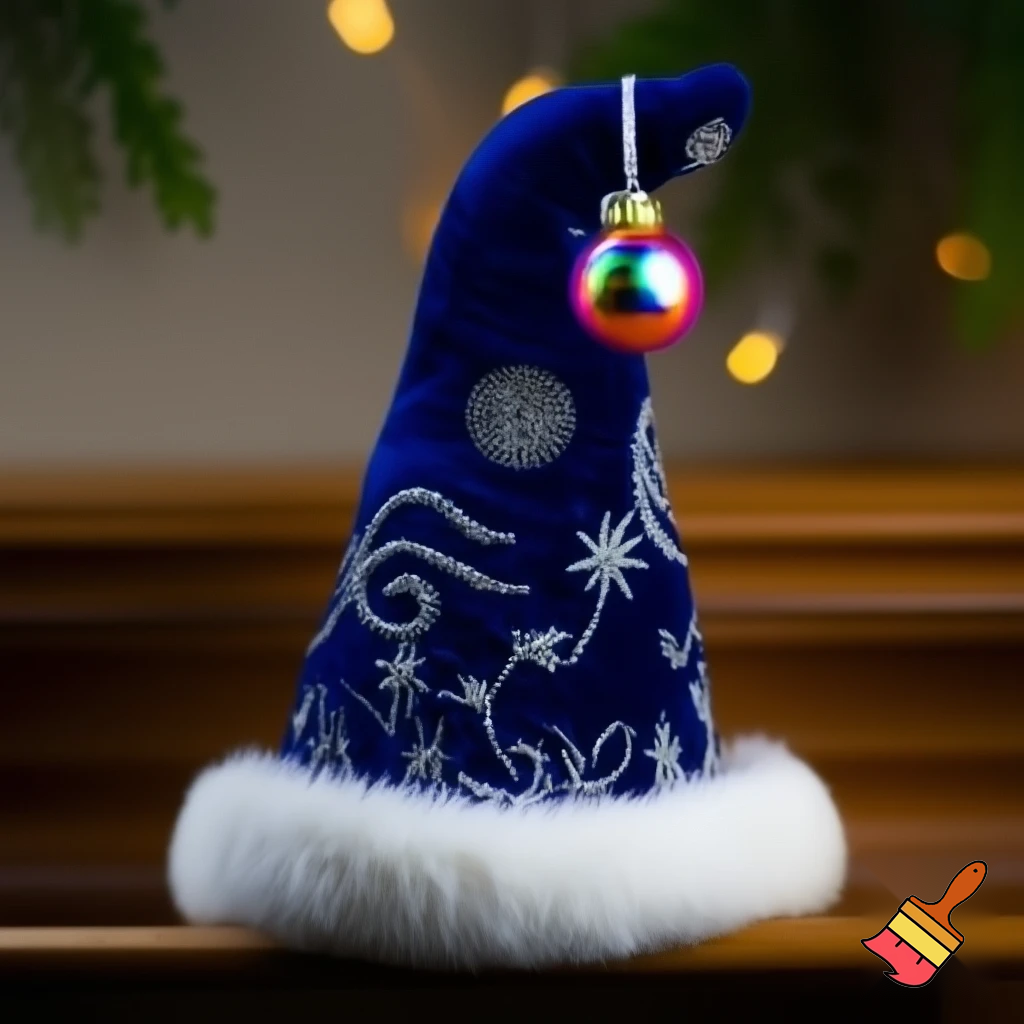 A wizard Christmas hat