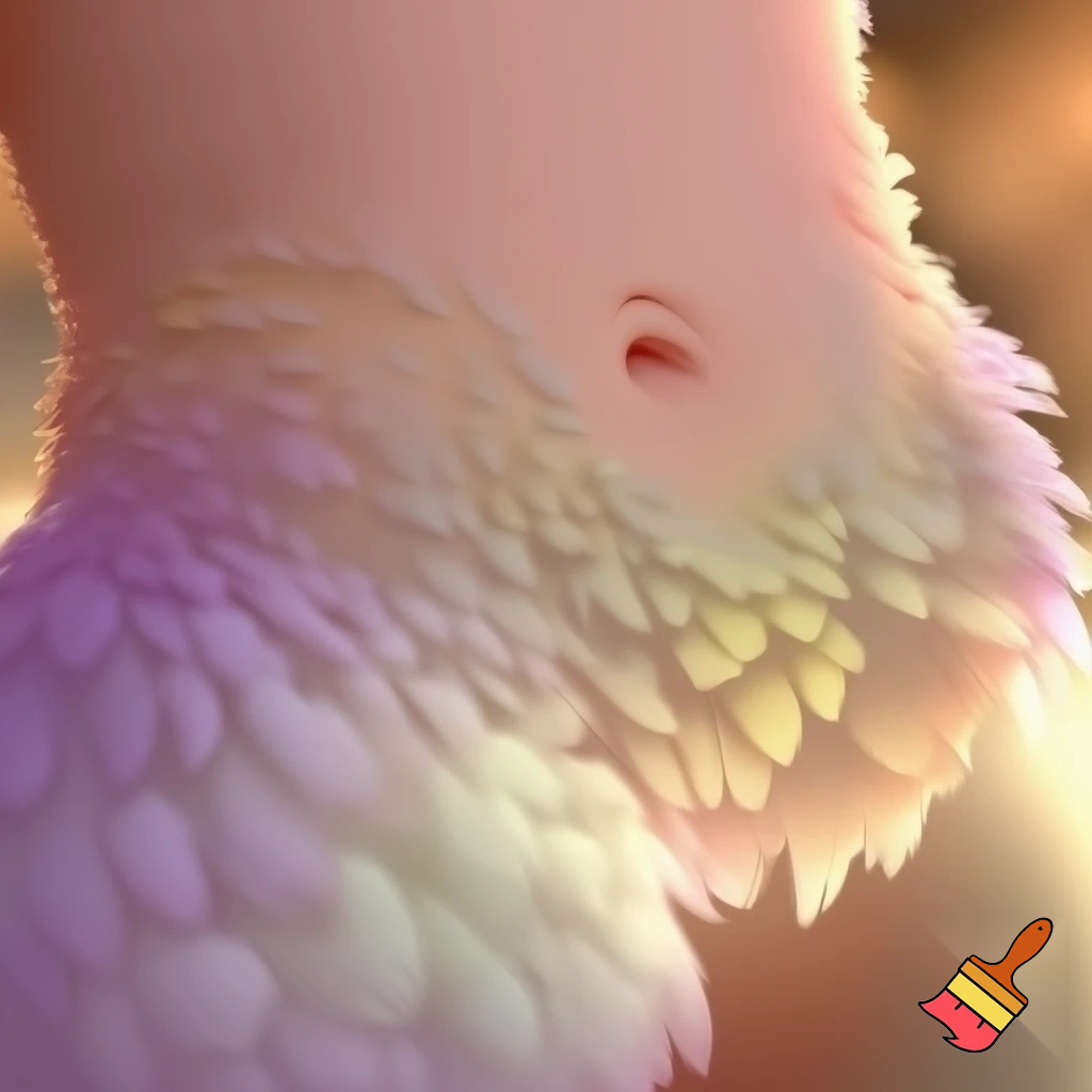 Someone's belly getting tickled by tons of feathers
