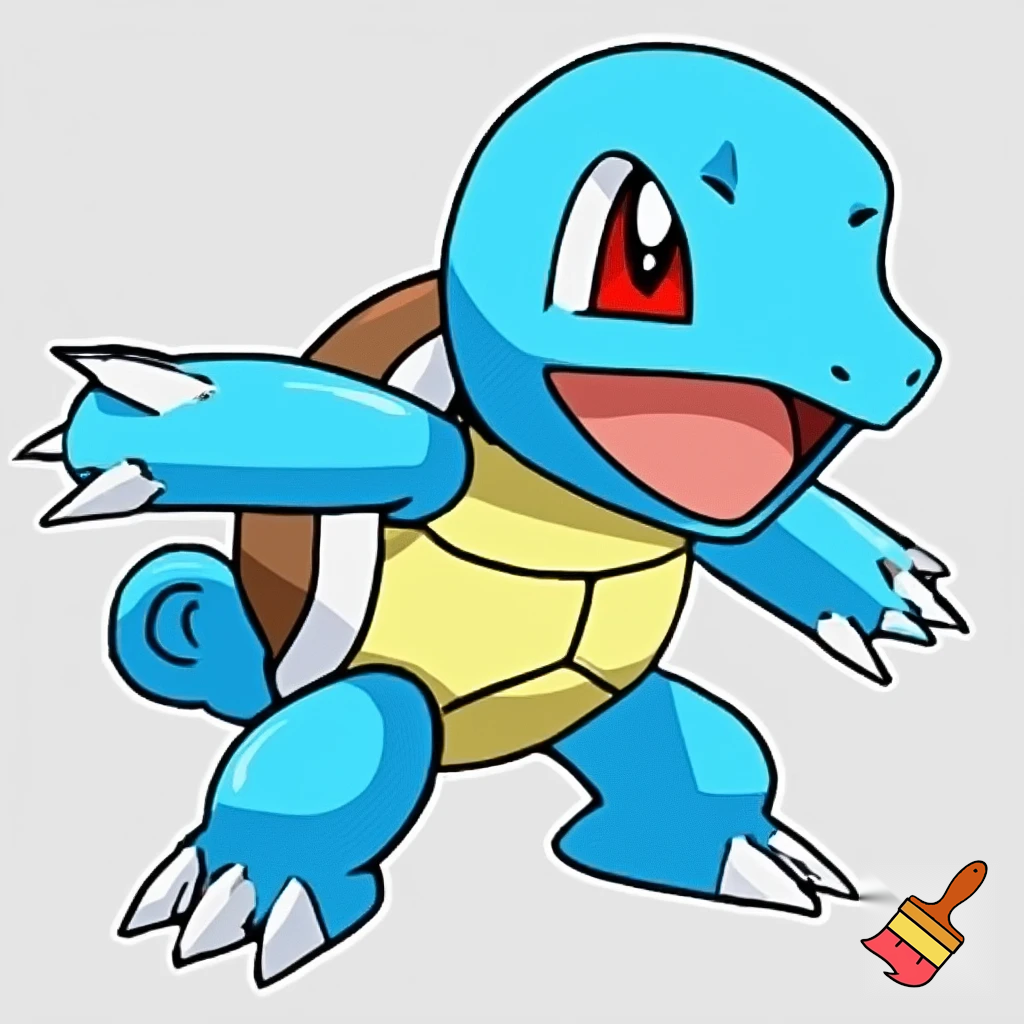 blue agumon digimon squirtle pokemon fusion