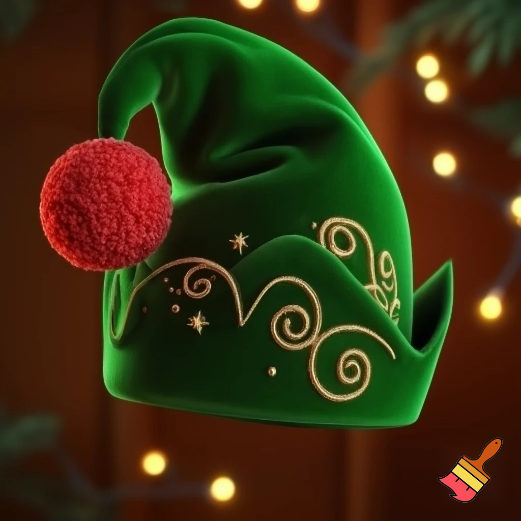 Elf hat Christmas elf hat velvet