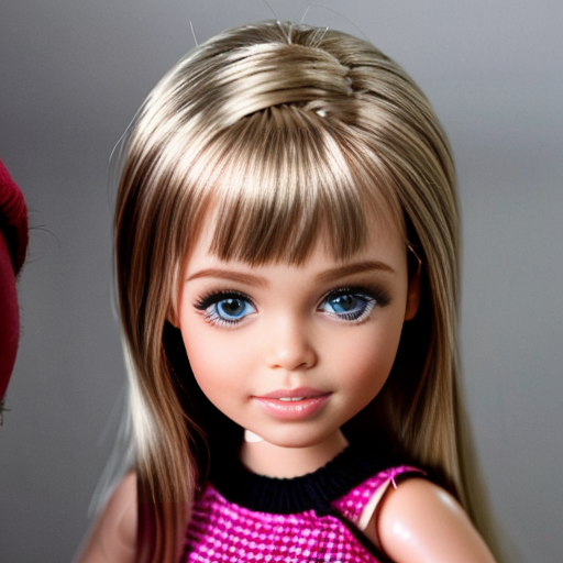 make a three year old barbie with her dad and her older brother ken