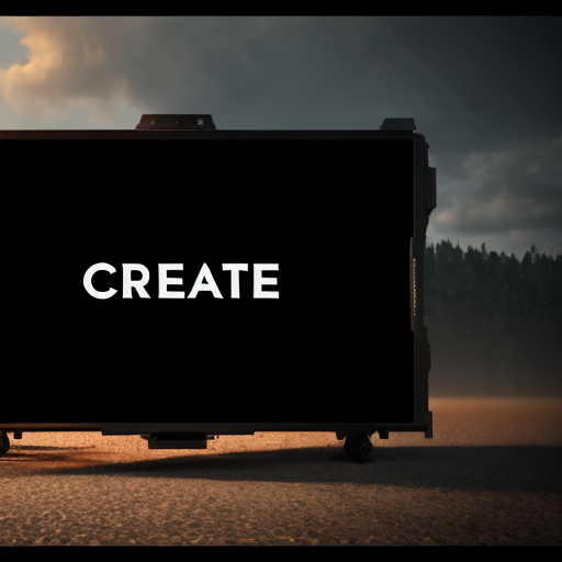 Create a trailer starting screen