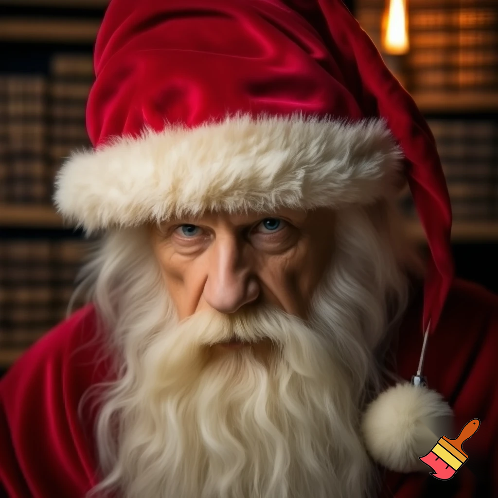 Wizard Christmas hat read