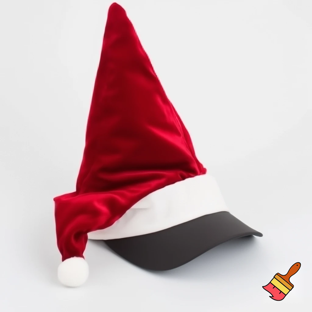 Christmas wizard hat read velvet Santa Claus hat
