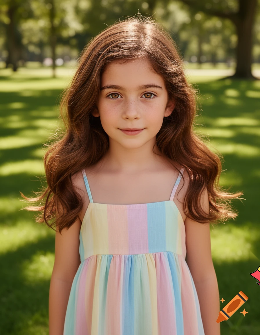 11year old girl brown hair and eyes
