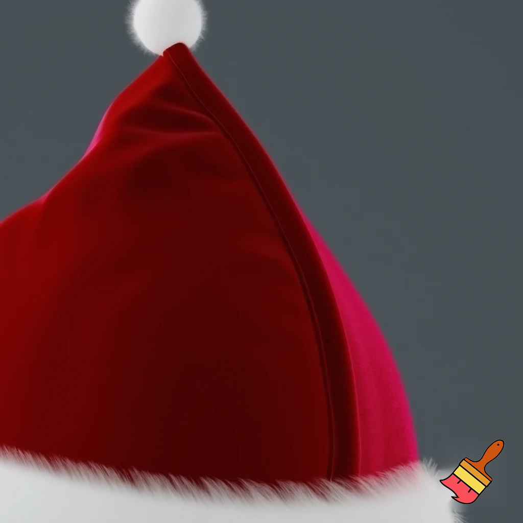 Christmas Santa Claus velvet hat delicate special delicate hat