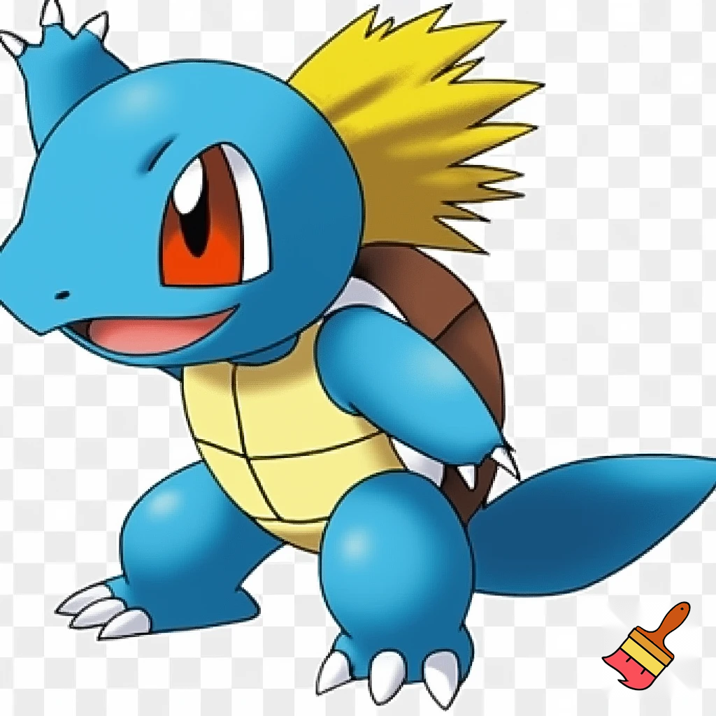 blue rookie level agumon veemon digimon squirtle pokemon fusion