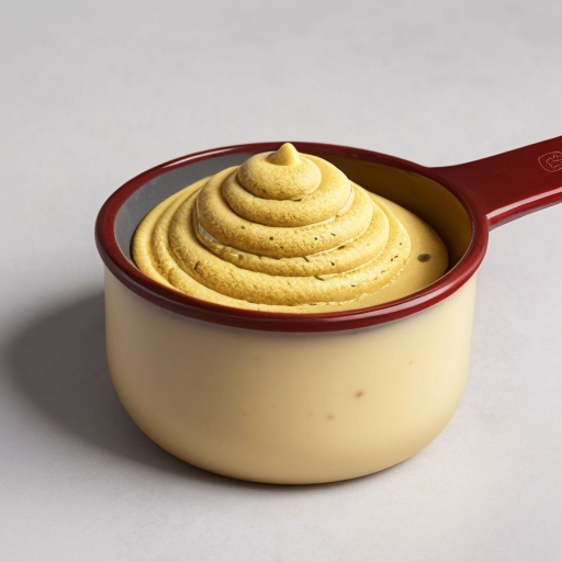 perfect custard powder with a white background