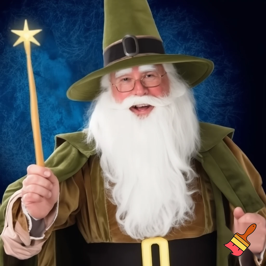 Santa Claus Pennwell Disney🇫🇷 wizard Santa Claus Santa Claus real person Disneyland Paris Santa Claus in Paris the wizard💫🏰 a wizard hat Magic Star wand