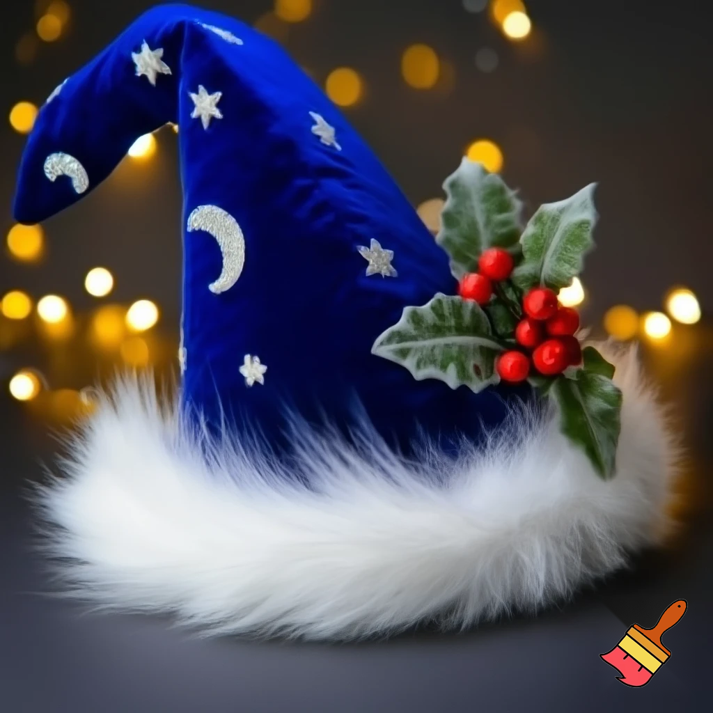 A wizard Christmas hat