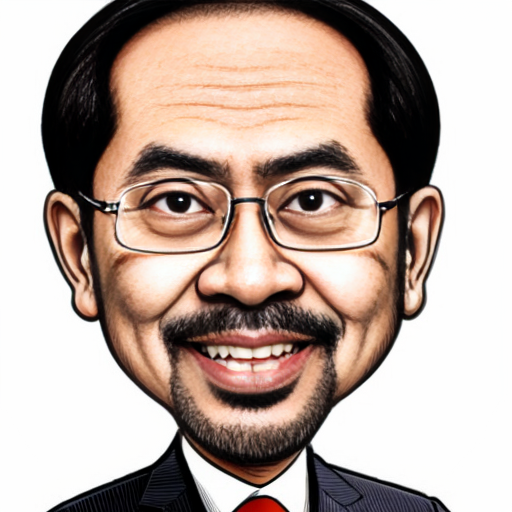 Caricature Anwar Ibrahim 