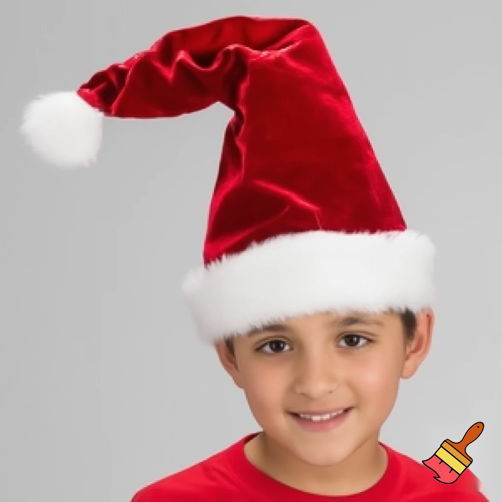 Christmas wizard hat Santa Claus hat velvet