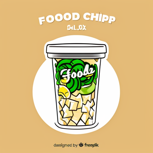 create a poster for food stall chips-salad , lemonade