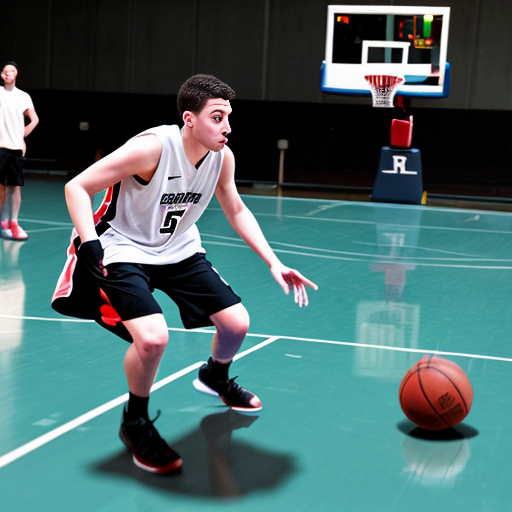 a rat playing basketball
