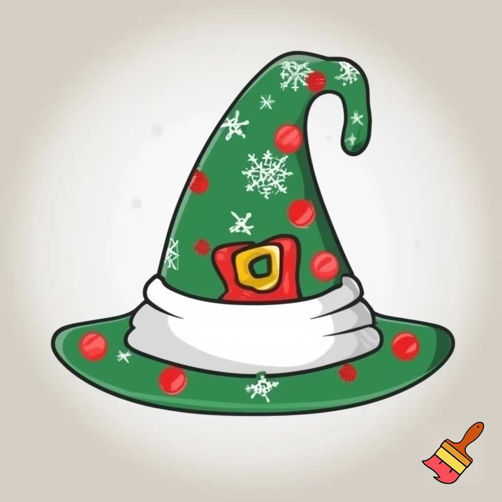 Christmas wizard hat