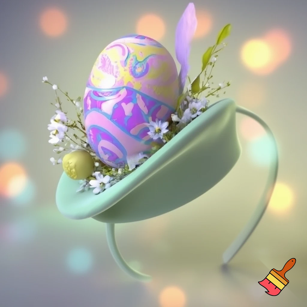 Easter hatch top headband