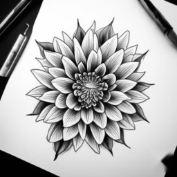 november birth flower tattoo
