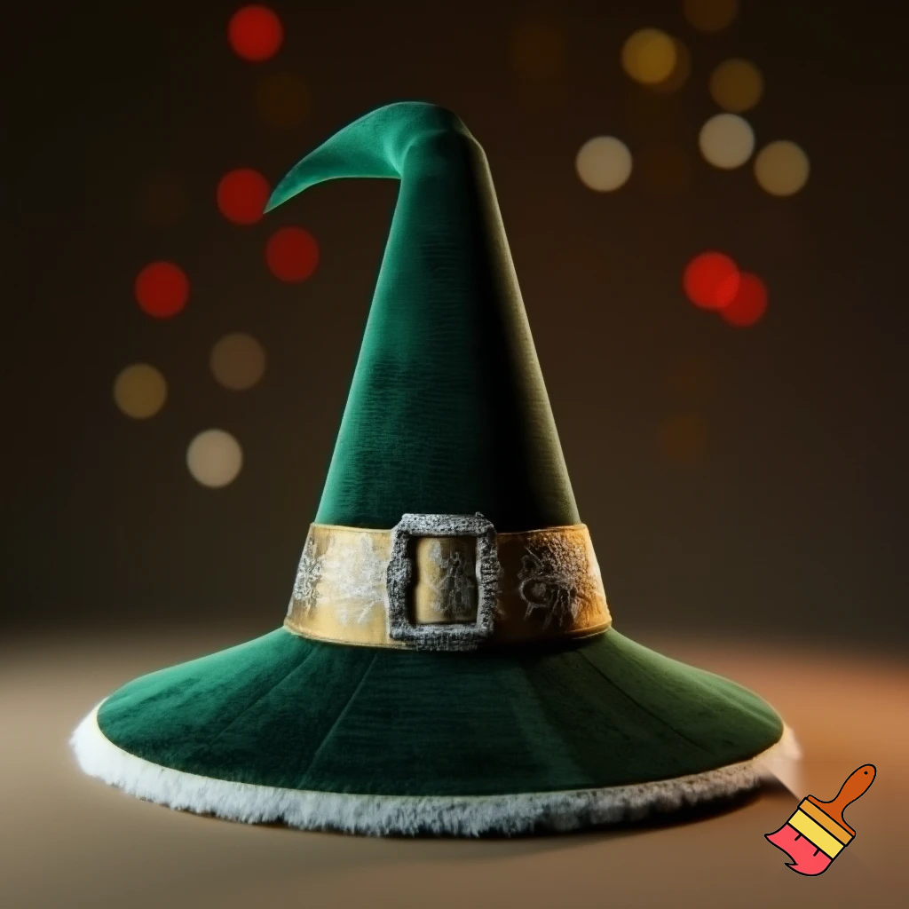 Christmas wizard hat