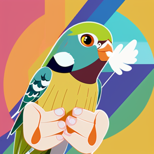 murray the budgie green with a yellow head