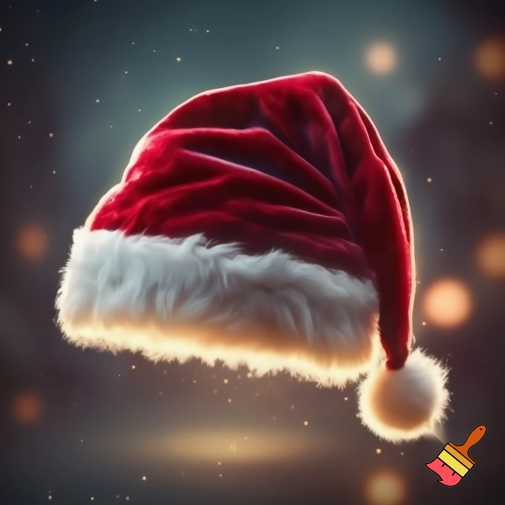 Christmas Santa Claus hat velvet