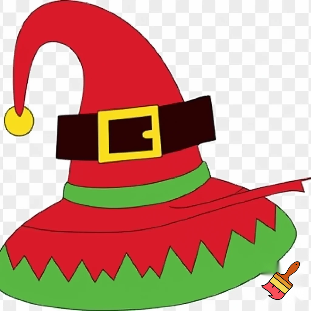 Christmas wizard hat