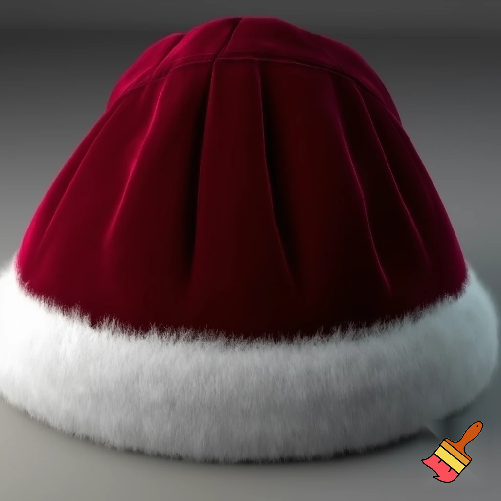 Christmas Santa Claus velvet hat delicate special delicate hat