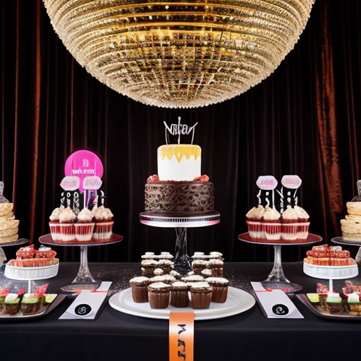 create visually pleasing atmosphere for the party event of the business 'Euphoria Party Organizers'
