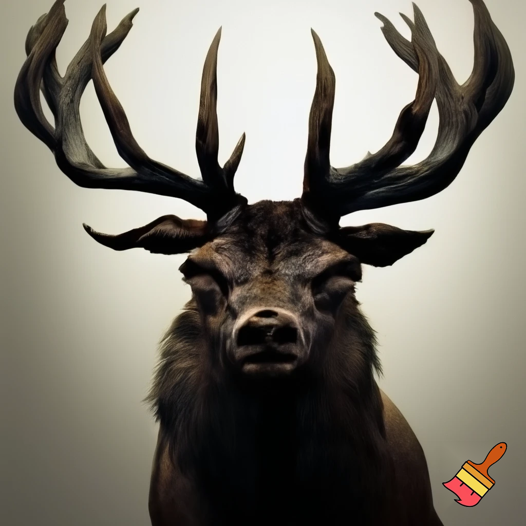 mugshot of a evil sigma deer