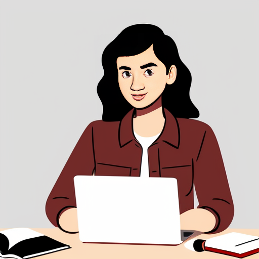 Aryan, 21-year-old Indian engineering student, medium wheatish skin, wavy black hair, brown eyes, clean-shaven face, red overshirt jacket, white t-shirt, dark jeans, studying at desk, laptop open, books scattered, same character design, cinematic horror animation