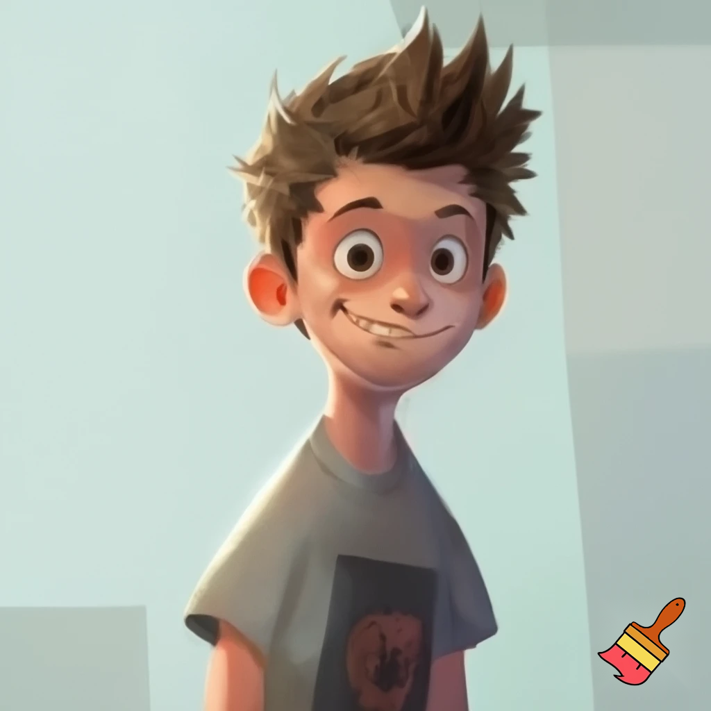 13 year old Boy with hair that looks like a toilet brush