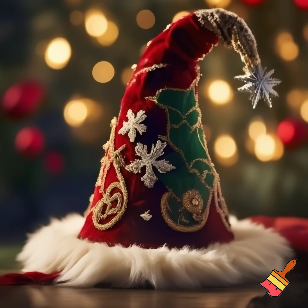  Christmas wizard hat 