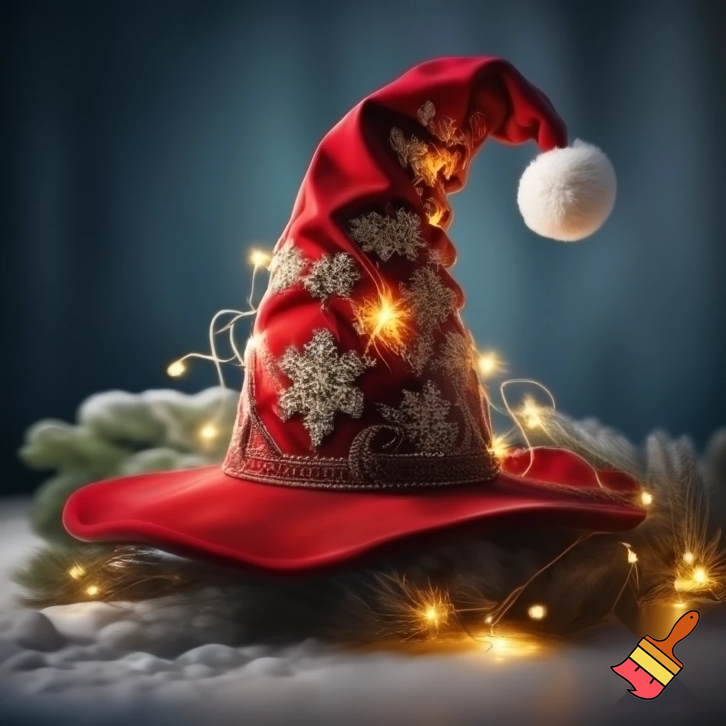 Christmas wizard hat