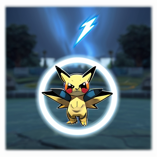 A lightning vmax Pokemon original character