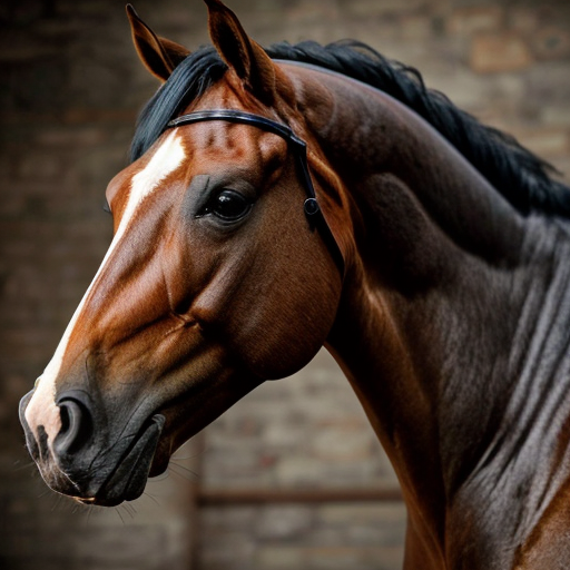 a body of a horse and a head of a oger