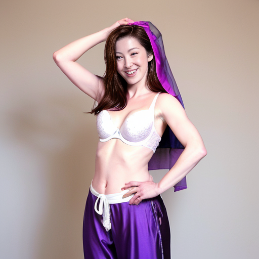 90's disney's 2d aladdin style comic black background and panels of panel 1 juri han barefoot with white harem pants and pink and purple bra with both hand palms place together and hiding the bottom of her mouth with a purple veil wrapped around her arms and attached to her head. 
panel 2 she danced with white harem pants barefoot with purple and pink bra and purple veil wrapped around her arms and shoulders and raising legs and bounced up and down her belly and shook her hips left and right. 
panel 3 as juri han barefoot with white harem pants and pink and purple bra spreading her arms, happily revealing her face to the viewer and giving a smile as she turns around shook her butt left and right. 
Panel 4 juri han barefoot with white harem pants and pink and purple bra started to fading away , except her belly, which is bouncing around. 
Panel 5 then the ball transforms into the fading in belly of brown haired chun li with brown harem pants and blue bra and white curved slippers and blue veil wrapped around her arms and shoulders with her swaying her hips. 
Panel 6 brown haired chun li with brown harem pants, blue bra and white curved slippers and blue veil wrapped around her arms and shoulders and with her hand palms place together between her chest and she gives a smile and winking her left eye.  