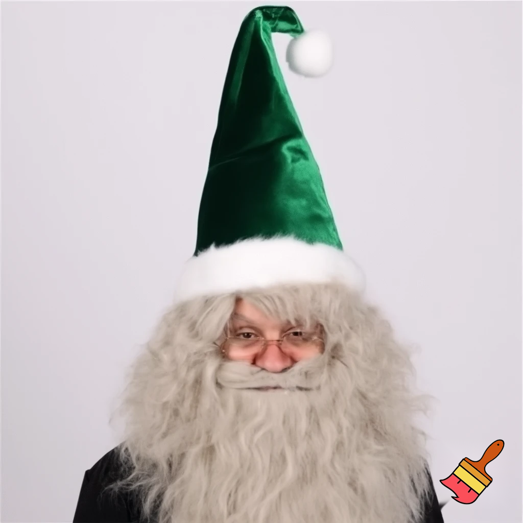 Christmas wizard hat Santa Claus hat velvet