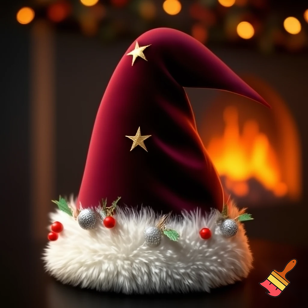 Christmas wizard hat
