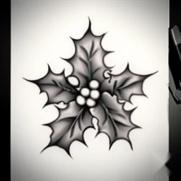 december birth flower tattoo
