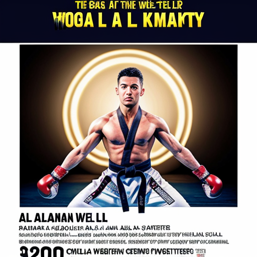 Create a high-end, professional Ramadan promotional poster for a Karate & Kickboxing Academy. The background should feature elegant Ramadan elements such as a glowing crescent moon, golden lanterns, and warm ambient lighting in deep navy and royal purple tones.

In the center, include dynamic action poses of a karate athlete and a kickboxing athlete with dramatic lighting to reflect strength, discipline, and energy.

Main headline at the top in bold, premium typography:
🔥 Special Ramadan Offer 🔥

Main offer text prominently displayed in the center:
Subscribe for 1 Month & Get 1 Month FREE!

Below the offer include:
🎁 Free Trial Class
📞 For Registration & Inquiries: 0564045191

Footer section (clean and well-organized layout):
📍 101, Al Jazeera1 Building | Near Al Qasbaa Canal
Al Majaz 3 | Sharjah | UAE